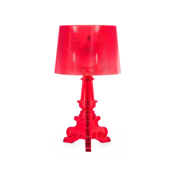 Лампа настольная Bourgie красного цвета