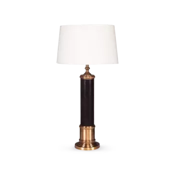 Лампа настольная Coltrain с белым абажуром