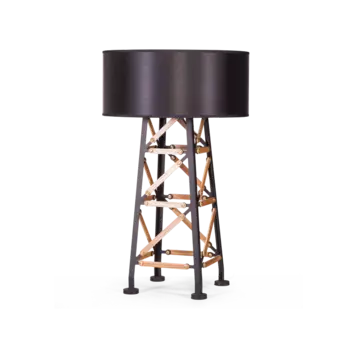 Лампа настольная Construction с черным абажуром