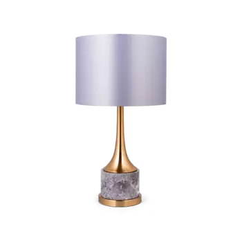 Лампа настольная Lenient серо-золотого цвета