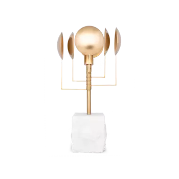 Лампа настольная Lycon с белым основанием