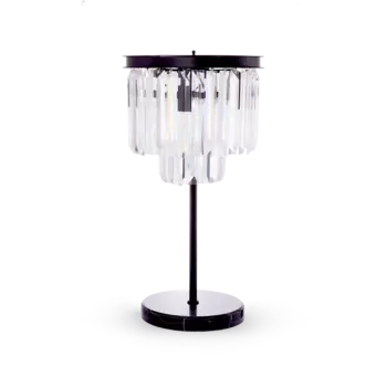 Лампа настольная Odeon с хрустальными подвесками