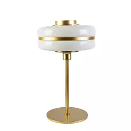Лампа настольная с белым плафоном
