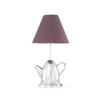 Лампа настольная Teapot с коричневым абажуром
