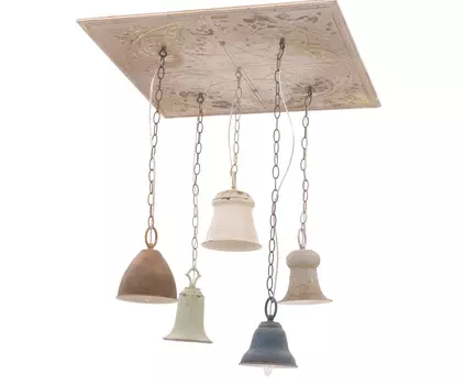 Лампа потолочная с пятью подвесами