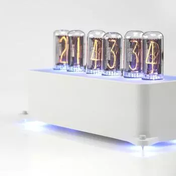 Ламповые часы Vacuumglow Veneze Sensual White Fog