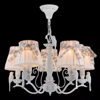 Люстра Bird с льняными абажурами