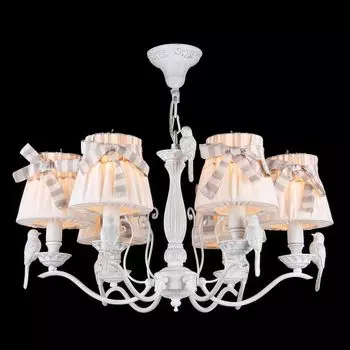 Люстра Bird с льняными абажурами