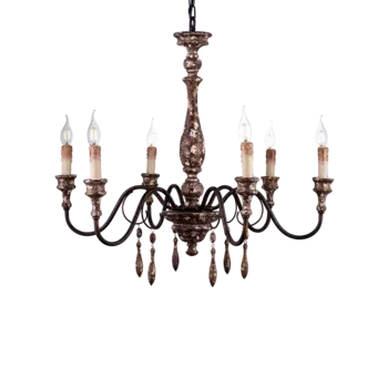 Люстра Chique Ante коричневого цвета
