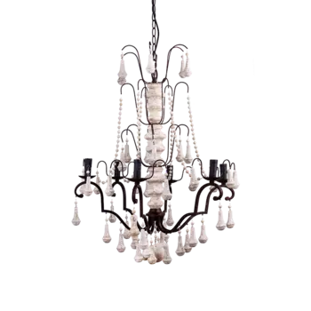 Люстра Chique Pallas бежевого цвета