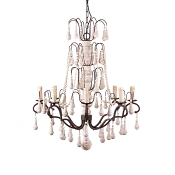 Люстра Chique Pallas из массива дерева