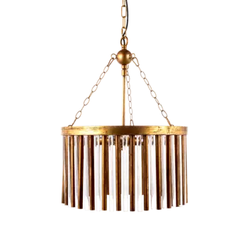 Люстра Chronos золотого цвета