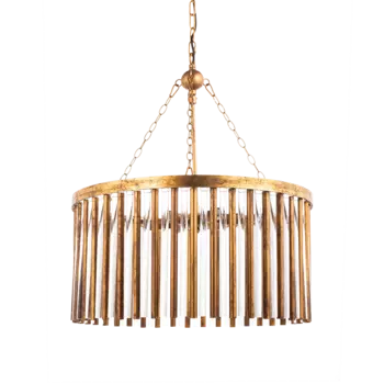 Люстра Chronos золотого цвета