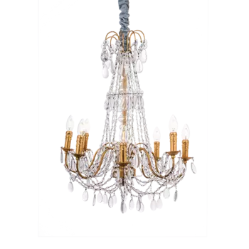 Люстра Clouet Nitti с прозрачными подвесками