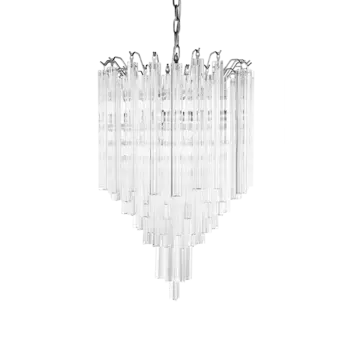 Люстра Constanta Gazania с прозрачными подвесками