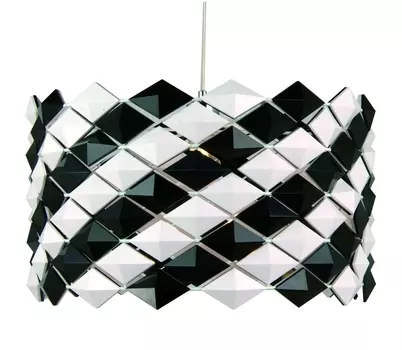 Люстра Denisa черно-белого цвета