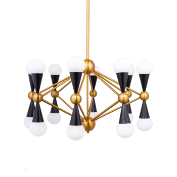 Люстра Duke Encipher с белыми плафонами