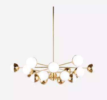 Люстра Eldridge с белыми плафонами