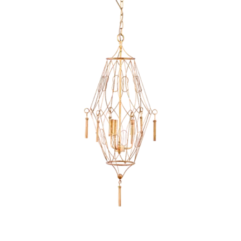 Люстра Helios золотого цвета