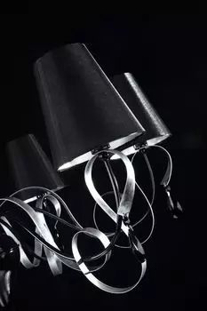 Люстра Intreccio черного цвета