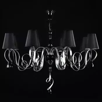 Люстра Intreccio черного цвета