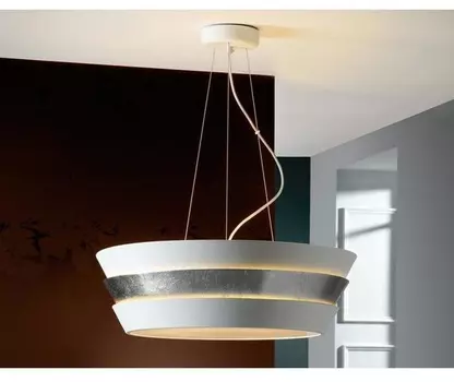 Люстра Isis бело-серебристого цвета