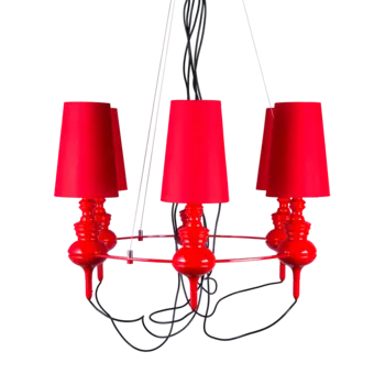 Люстра Josephine Queen красного цвета