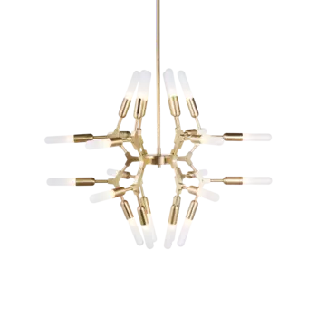 Люстра Kinetic Orb золотистого цвета