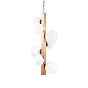 Люстра Luxor Vertical с белыми плафонами