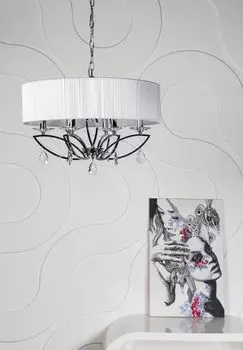 Люстра Miraggio с белым абажуром