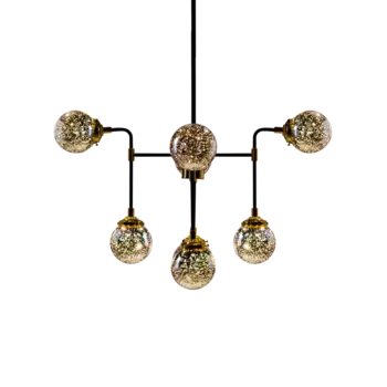 Люстра Molekula Galaxy с круглыми плафонами