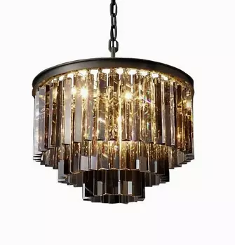 Люстра Odeon 3 Rings Smoke дымчатого цвета