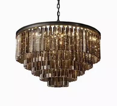 Люстра Odeon 5 Rings Smoke