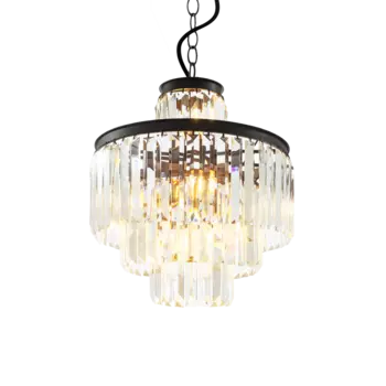 Люстра Odeon Pedestal с хрустальными подвесками
