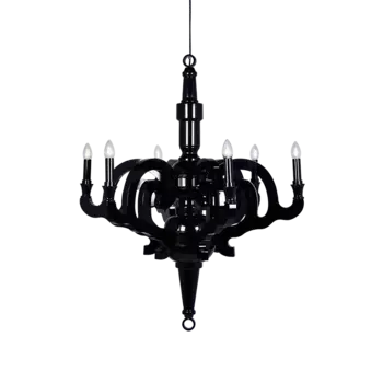 Люстра Paper черного цвета