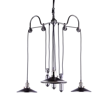 Люстра Pendant Mirror черного цвета