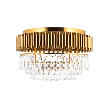 Люстра потолочная Constanta Iron золотого цвета