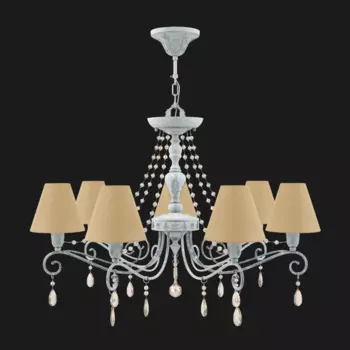 Люстра Provence с желтыми плафонами