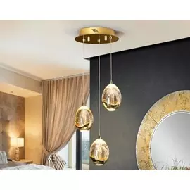 Люстра Rocio золотого цвета