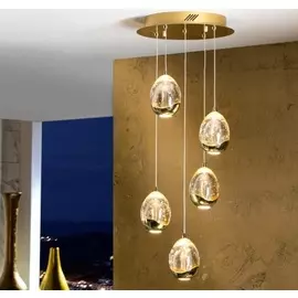 Люстра Rocio золотого цвета