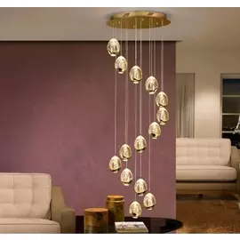 Люстра Rocio золотого цвета