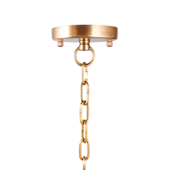 Люстра с льняными абажурами Hasselt d95