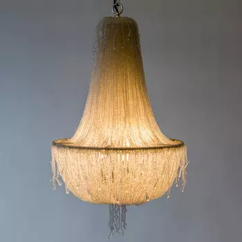 Люстра сирена с хрустальными шариками