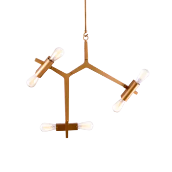 Люстра Sondage золотого цвета