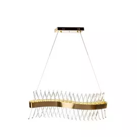 Люстра Wave золотого цвета