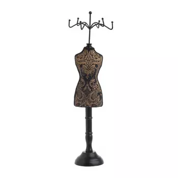 Манекен для украшений черно-золотого цвета