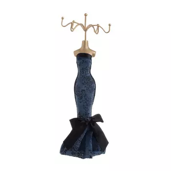 Манекен для украшений сине-золотого цвета