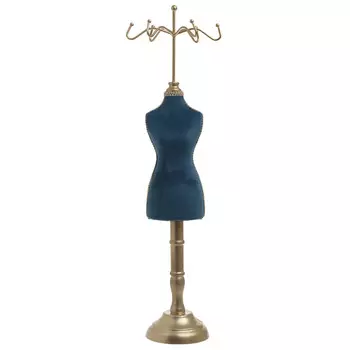 Манекен для украшений сине-золотого цвета