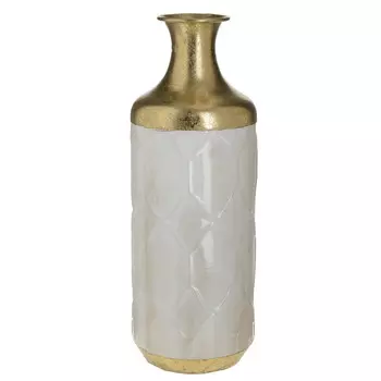 Металлическая ваза молочно-золотого цвета