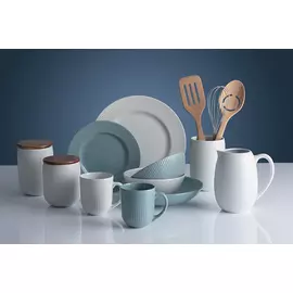 Миска Linear из керамики темно-синего цвета